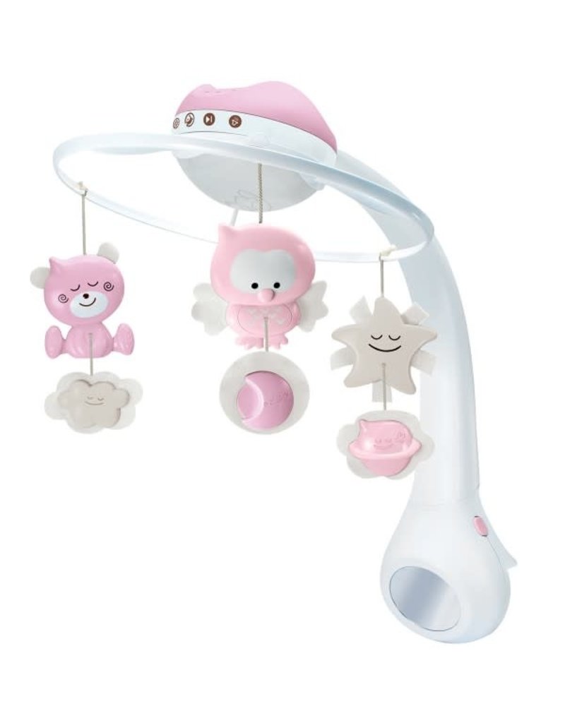 Infantino WOM - Musical 3 in 1 projector mobile - Pink