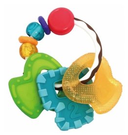 Infantino Essentials - Slide & Chew Teether Keys Coloured