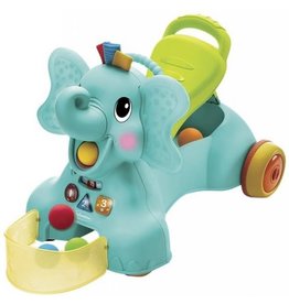 Infantino Large - 3 in 1 Ride On Elephant