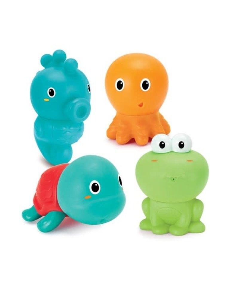 Infantino Bath - Plug & Play Squirters (4pcs)