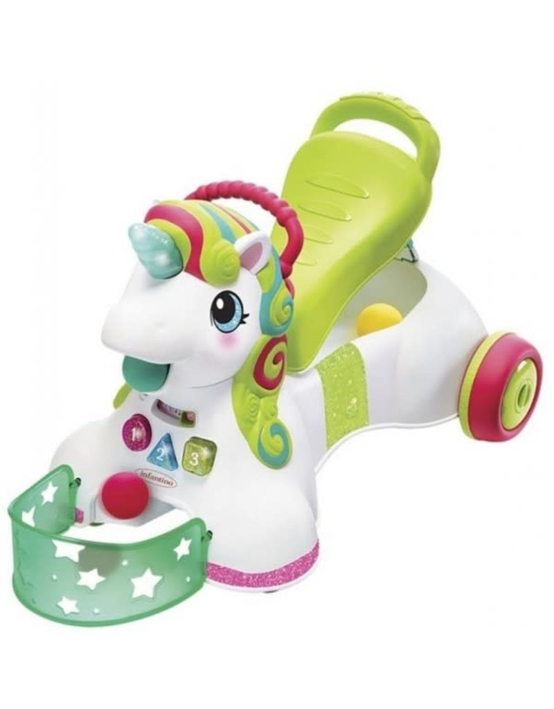 Infantino Large - 3 in 1 Ride On Unicorn