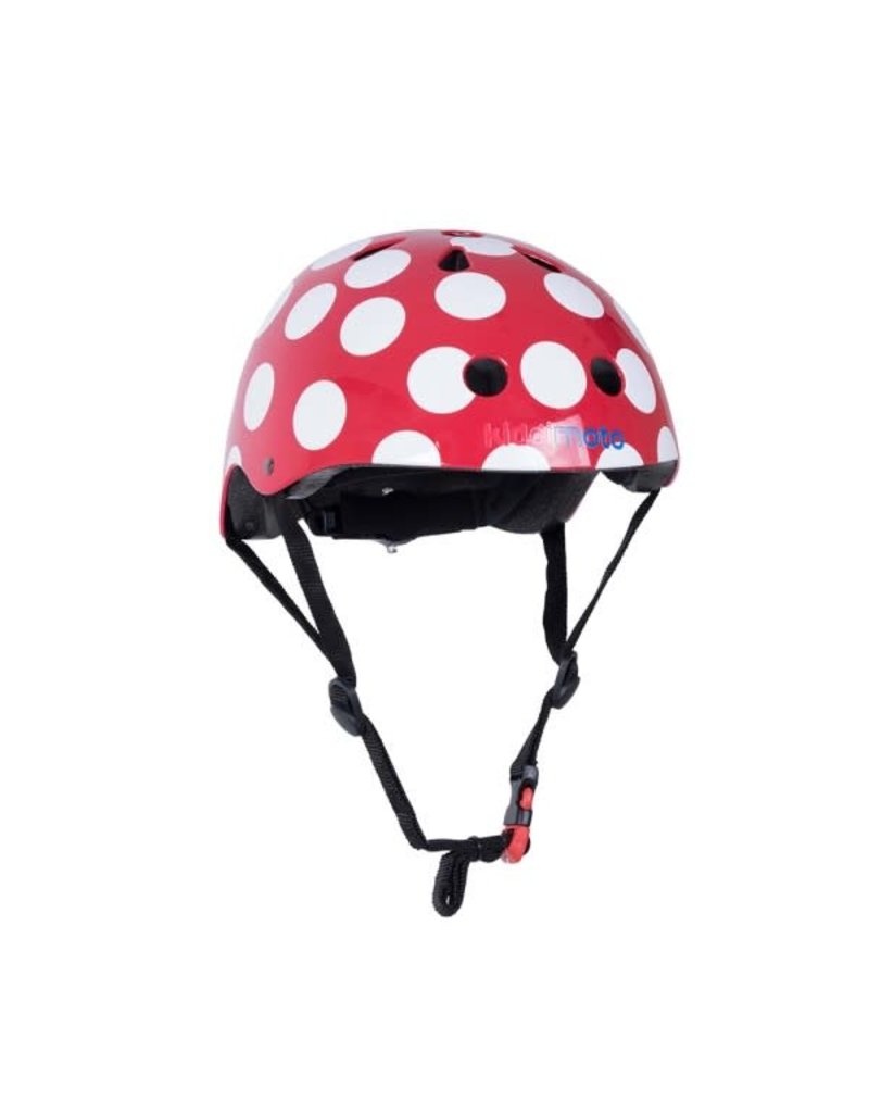 KiddiMoto Helm Dotty Rood Medim