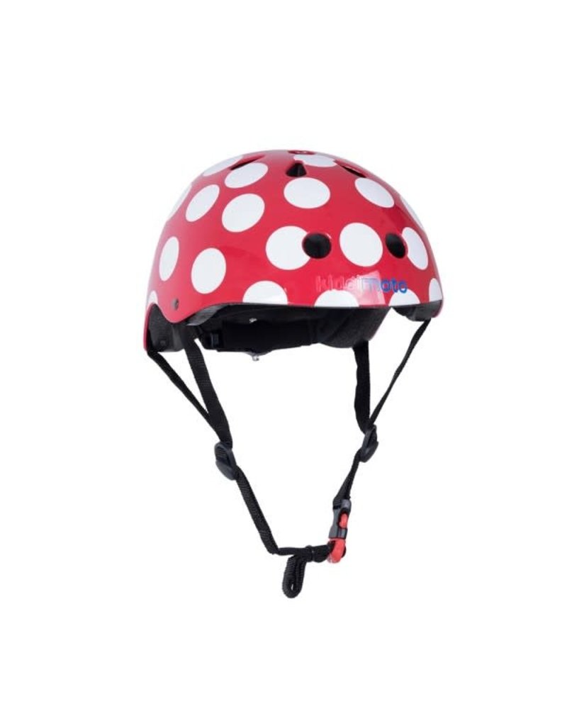 KiddiMoto Helmet - Dotty - Red - S