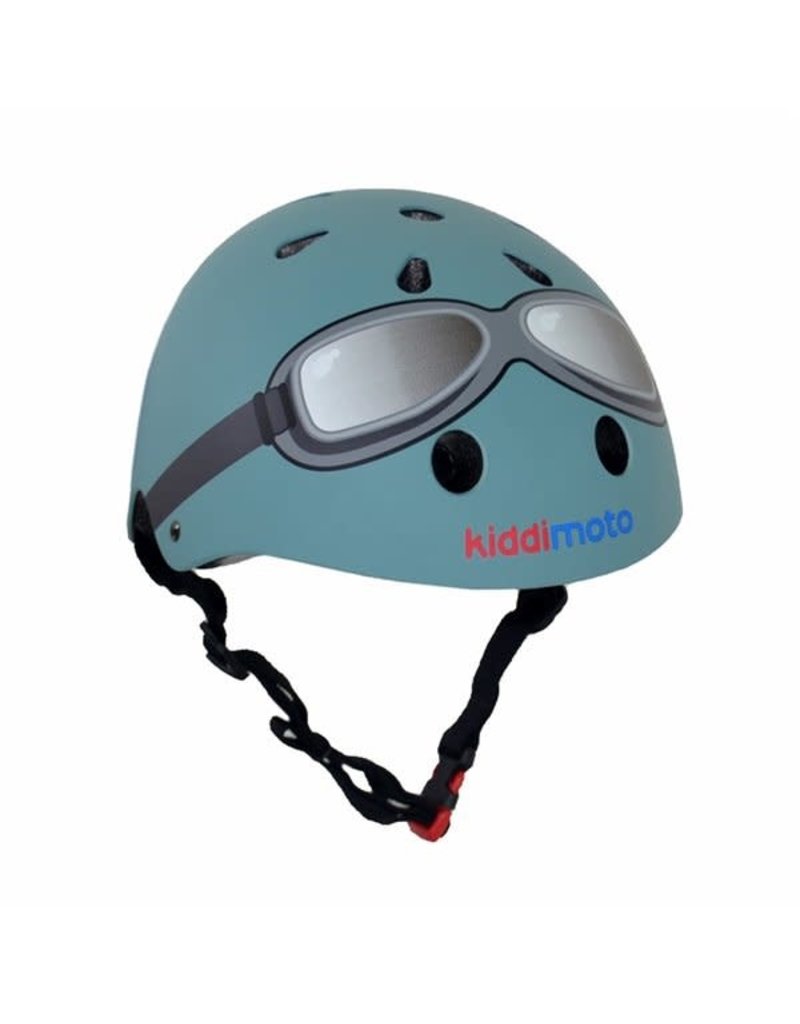 KiddiMoto Helmet - Goggle - Pastel Blue - S