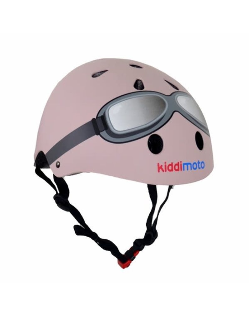 KiddiMoto Helmet - Goggle - Pastel Pink - M