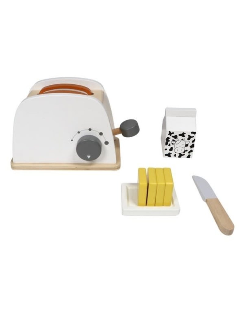 Tryco Wooden Toaster With Accessories