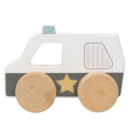 Tryco Wooden Police Car Toy