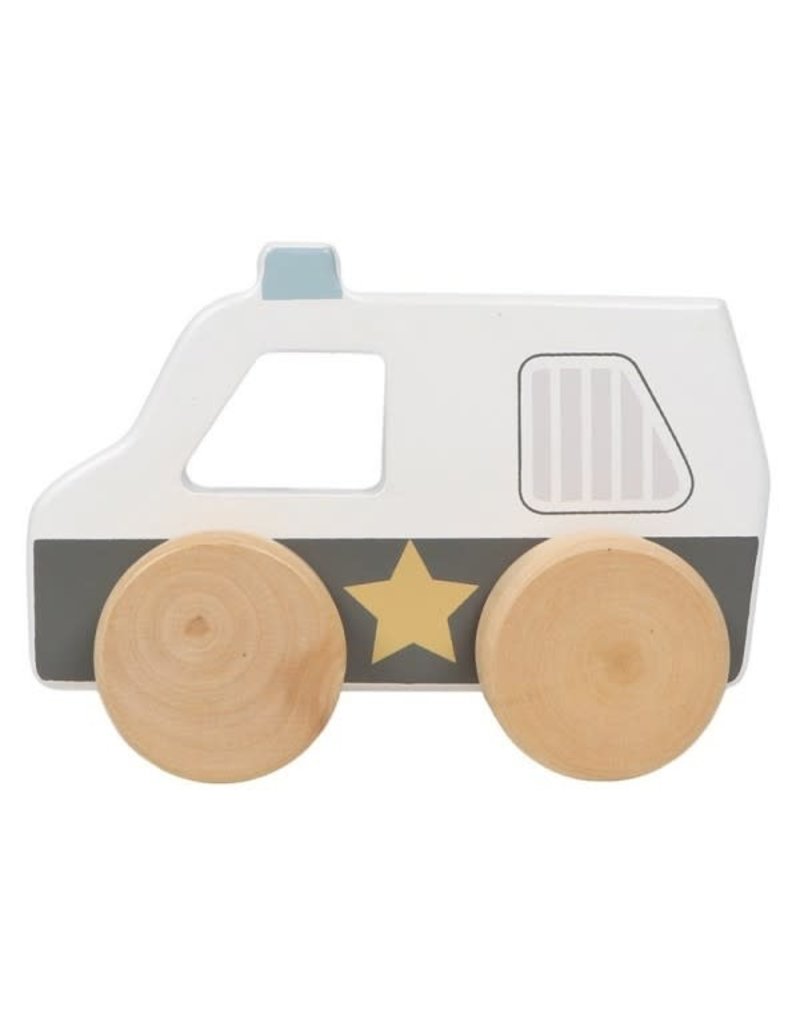 Tryco Wooden Police Car Toy