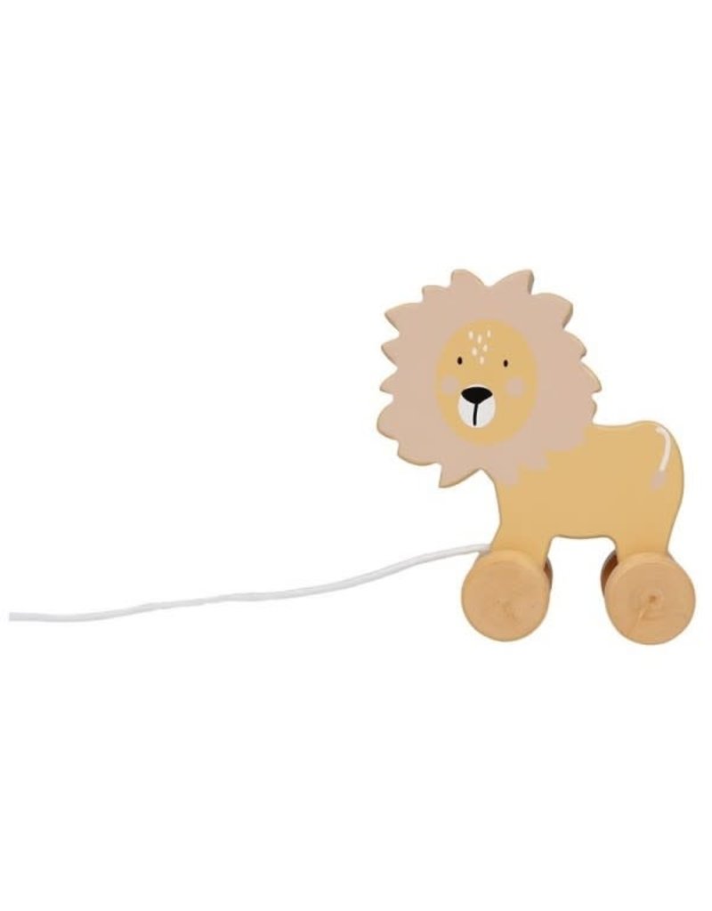 Tryco Wooden Pull-Along Toy - Lion