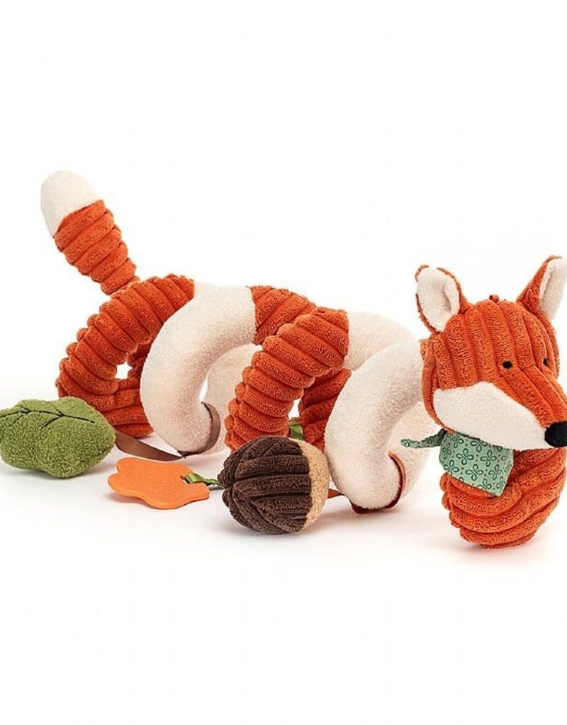 JellyCat Cordy Roy Baby Fox Spiral Activity Toy
