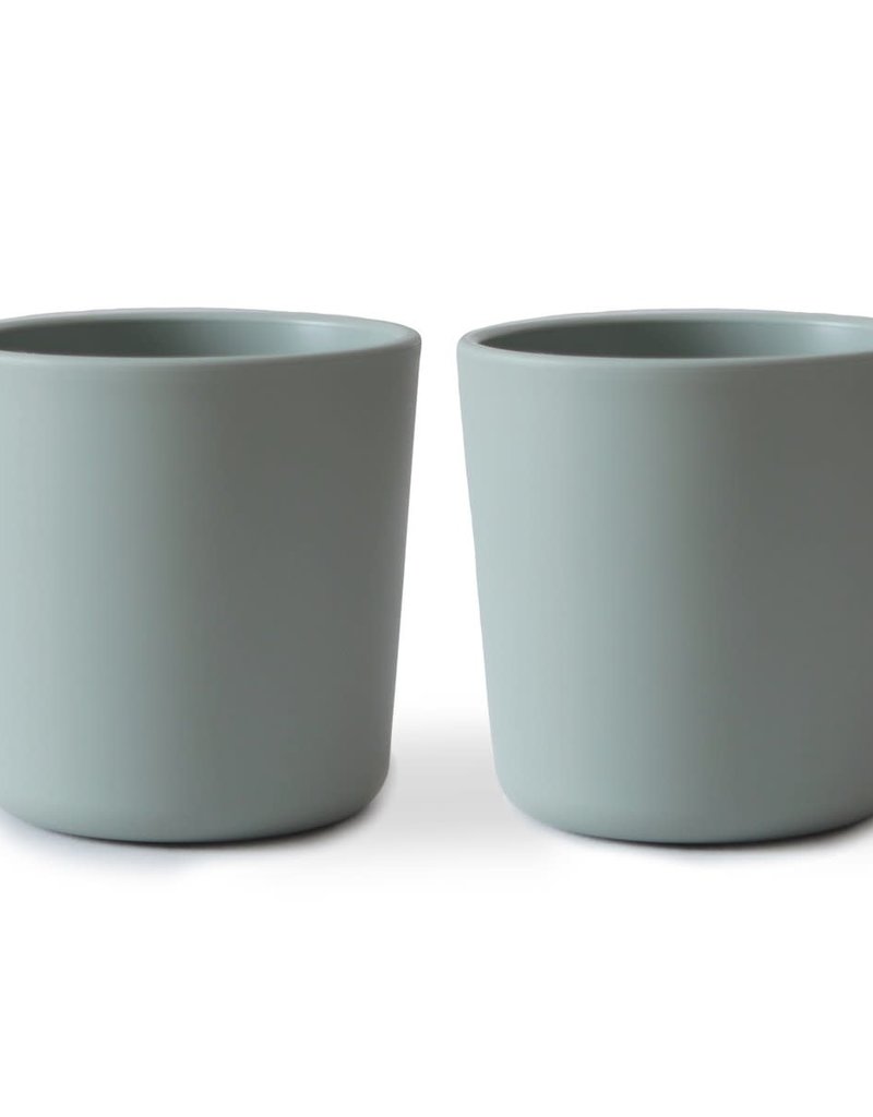 Mushie Dinnerware Cup, Set of 2 (Sage)