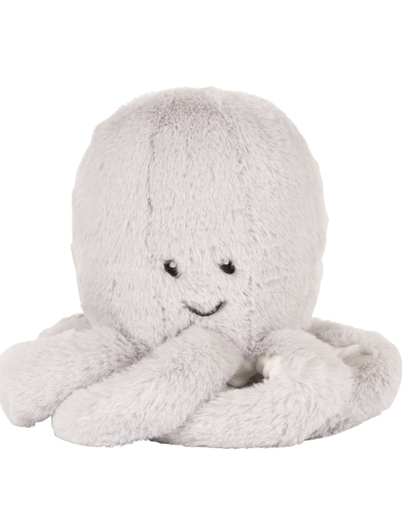 Flow Olly the Octopus (Grey) – Heartbeat Plush Toy