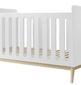 Pericles Baby Bed 120x60cm Omvormbaar tot zitbank - Pure Wit