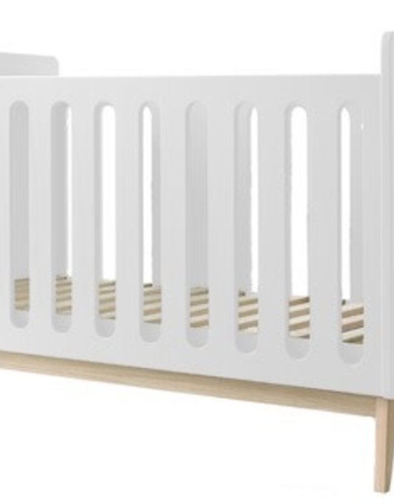 Pericles Baby Bed 120x60cm Omvormbaar tot zitbank - Pure Wit