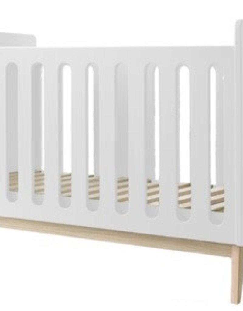 Pericles Baby Bed 140x70cm Omvormbaar tot zitbank - Pure Wit