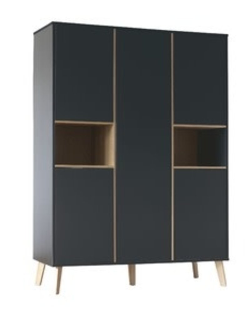 Pericles Kast 5 deuren - Style Black