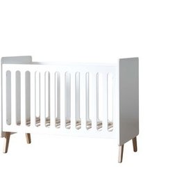 Pericles Baby Bed 120x60cm Omvormbaar tot zitbank - Style White