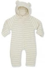 Konges Sløjd New born onesie with hood Vintage Stripe