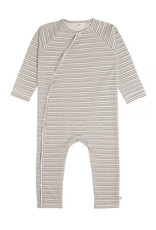 Lässig Pyjama GOTS Striped Grey/Anthracite