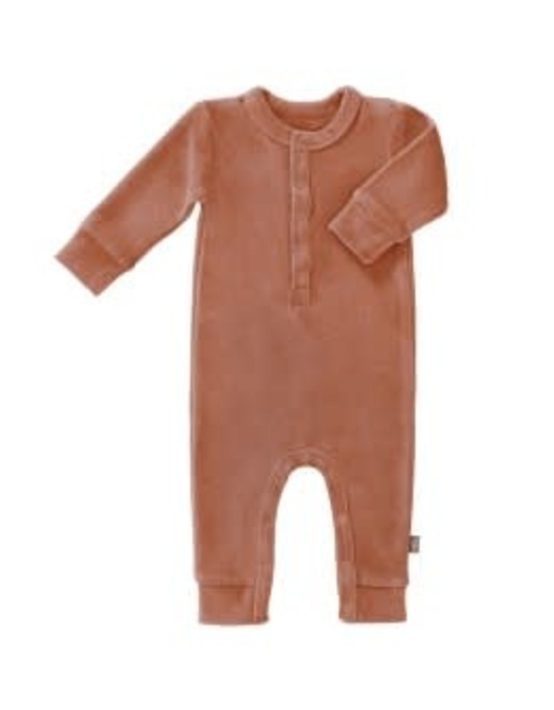 Fresk Pyjama Tawny Brown Velours