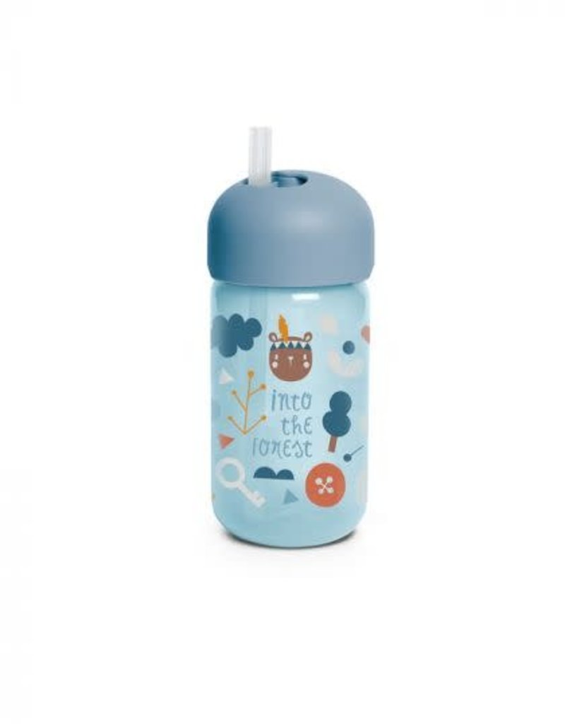 Suavinex Forest Bottle  Met Rietje Blauw