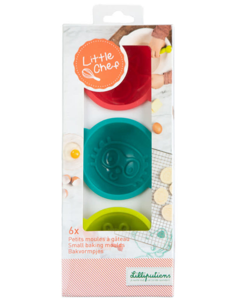 Lilliputiens Kleine bakvormpjes (6pc)