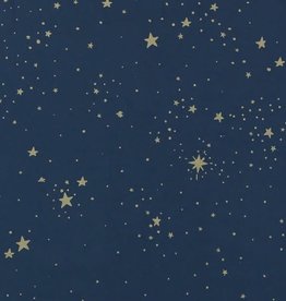 Nobodinoz Laponia blanket • gold stella night blue • Small