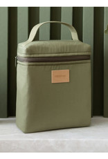 Nobodinoz Baby on the go insulated baby bottle and lunch bag • olive green