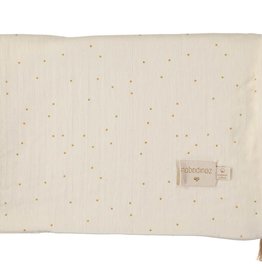 Nobodinoz Treasure summer blanket • honey sweet dots natural