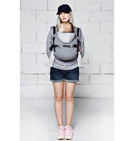 Love Radius Love Radius (JPMBB) Hoodie Carrier Flannel Grey avec kit réducteur inclus