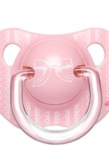 Suavinex Fopspeen - Evolution - Silicone - 0/6M - Pink Ribbon