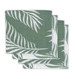 Jollein Hydrofiel Multidoek Nature 70x70cm - Ash Green - 4 Stuks