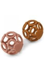 Liewood Lot de 2 balles de dentition Dark Rose et Mustard Mix