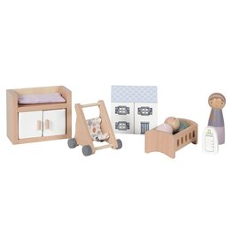 Little Dutch Poppenhuis speelset Babykamer