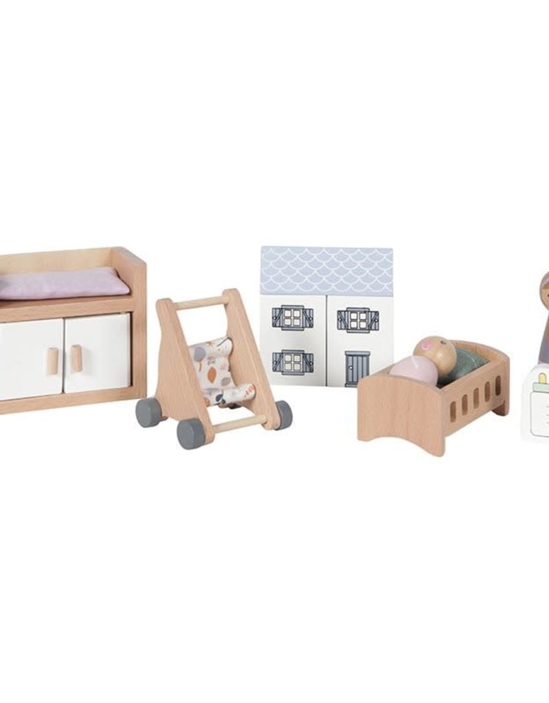 Little Dutch Poppenhuis speelset Babykamer