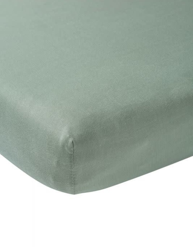 Meyco Hoeslaken Jersey Stone green 70 x 140