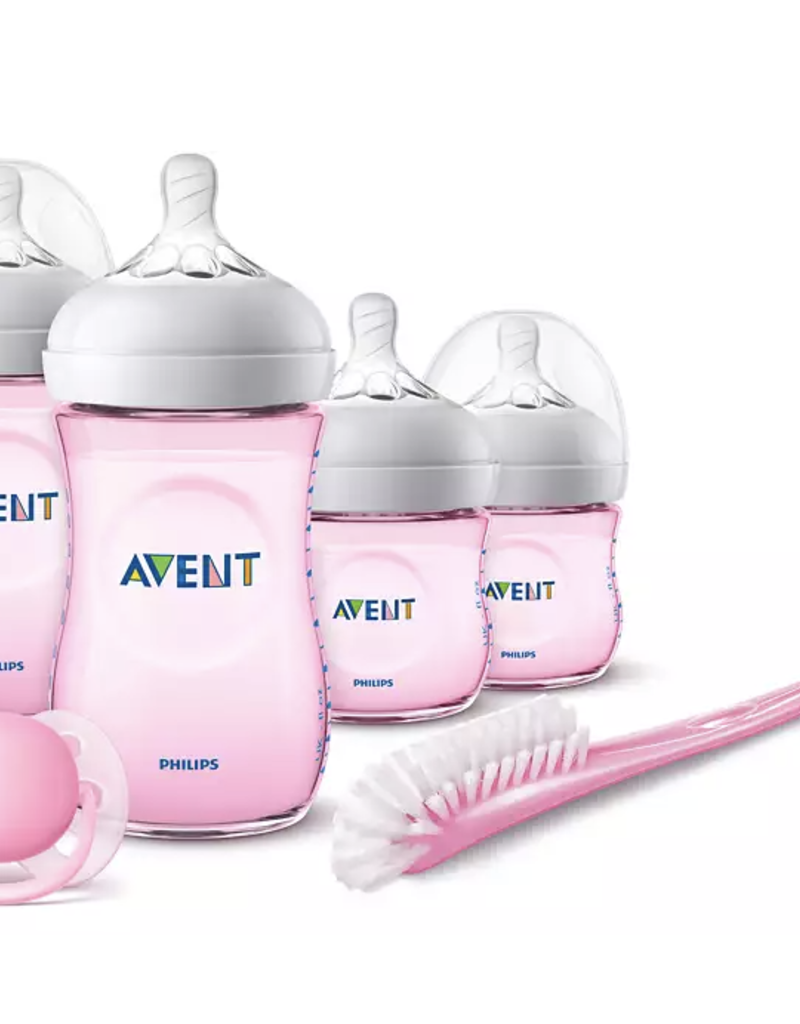 Avent Natural-starterset voor pasgeborenen Roze SCD301/03