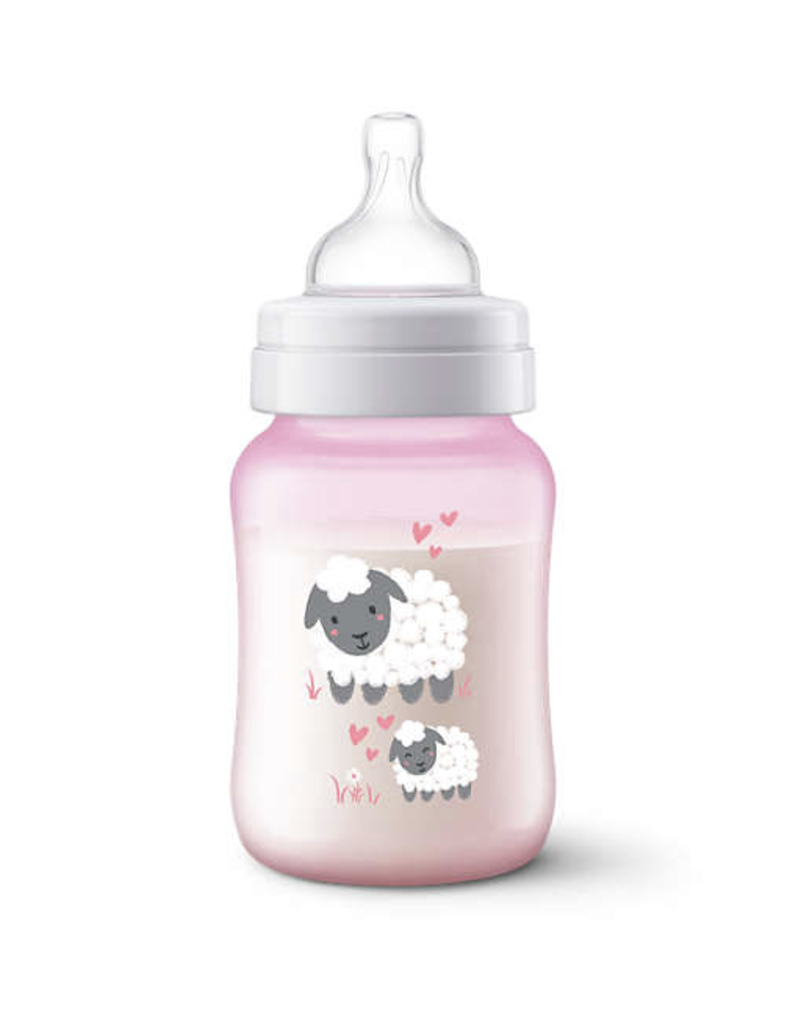 Avent Biberon Anti-colic - 260ml - Rose SCF821/14