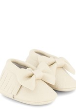 babymocs BabyMocs Bow Collection Off White