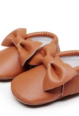 babymocs BabyMocs Bow Collection Brown