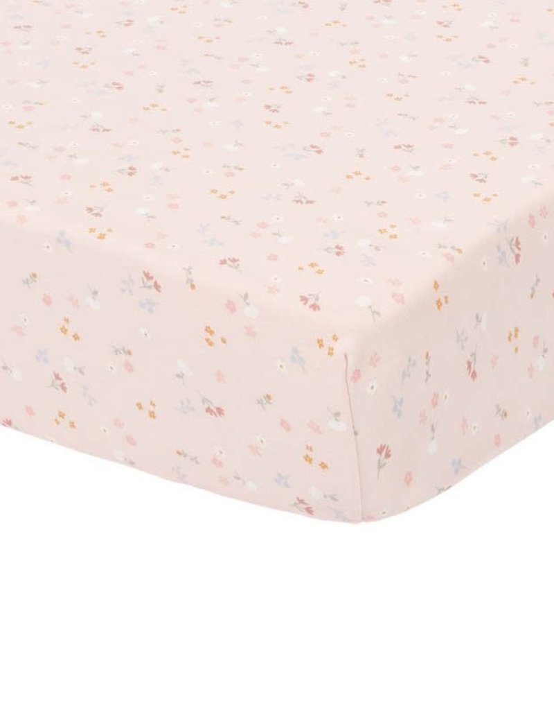 Drap-housse lit bébé Little Pink Flowers - Décoration Babycenter