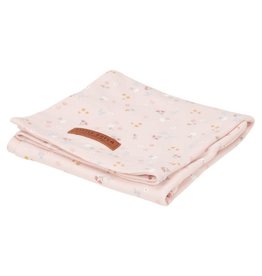 Little Dutch Swaddle doek 120 x 120 Little Pink Flowers