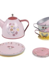 Little Dutch Tinnen Theeservies Flowers & Butterflies