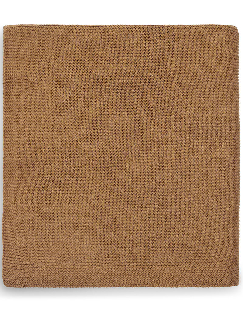 Jollein Ledikant Deken Basic Knit 100x150cm - Caramel