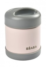 Béaba RVS thermo-portie 300ml (dark mist/light pink)