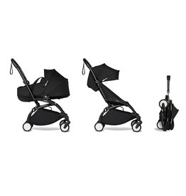 BABYZEN YOYO2 Black Frame - Bassinet Black, Color pack Black