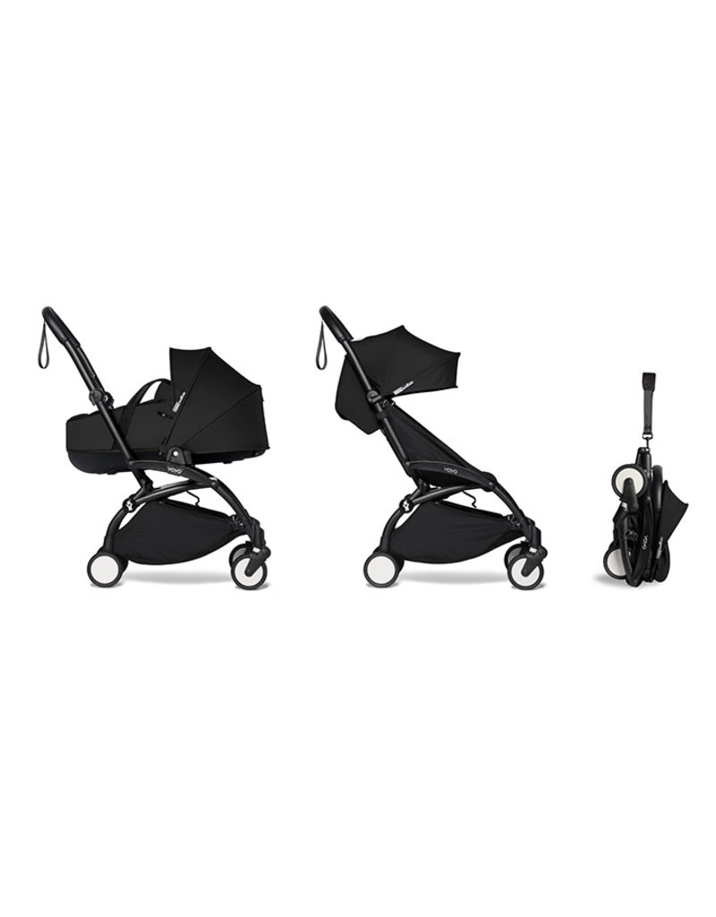 BABYZEN YOYO2 Black Frame - Bassinet Black, Color pack Black