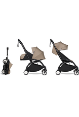 BABYZEN YOYO2 Black Frame - Newborn pack Taupe, Color pack Taupe