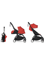 BABYZEN YOYO2 Black Frame - Newborn pack Red, Color pack Red