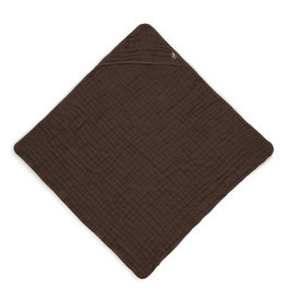 Jollein Badcape Wrinkled 75x75cm - Chestnut